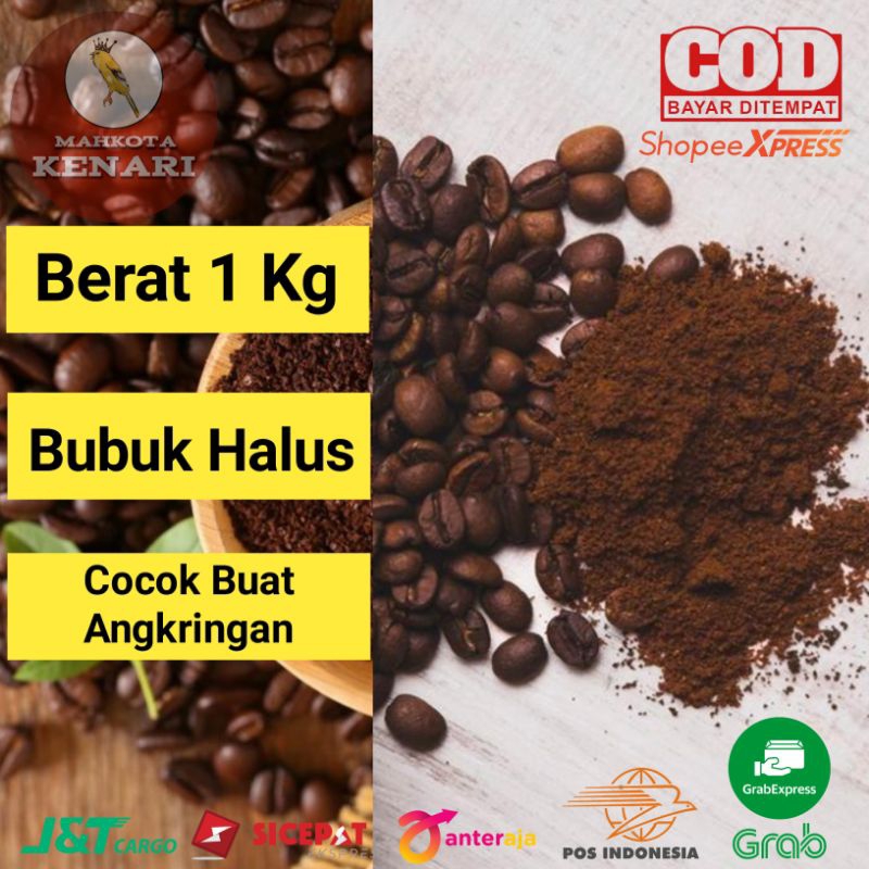 

Kopi Bubuk Mahkota Kenari 1 Kg