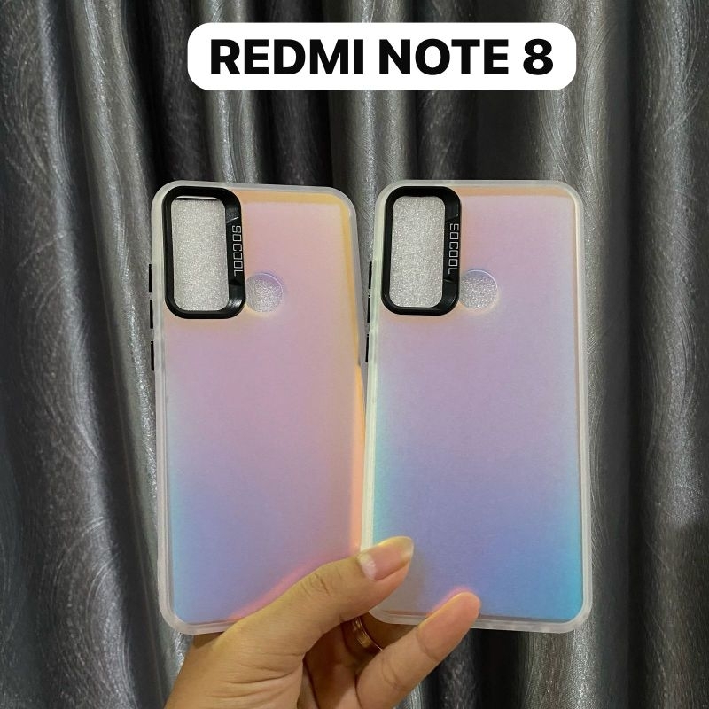 CASE IMD HOLOGRAM SILVER AURORA REDMI NOTE 8