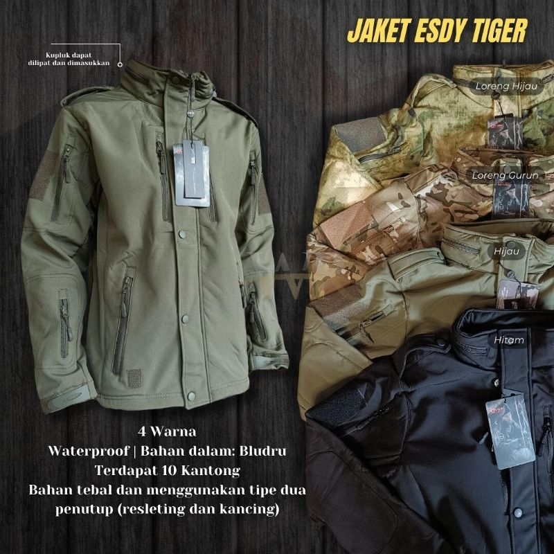 JAKET ESDY TIGER / JAKET TACTICAL