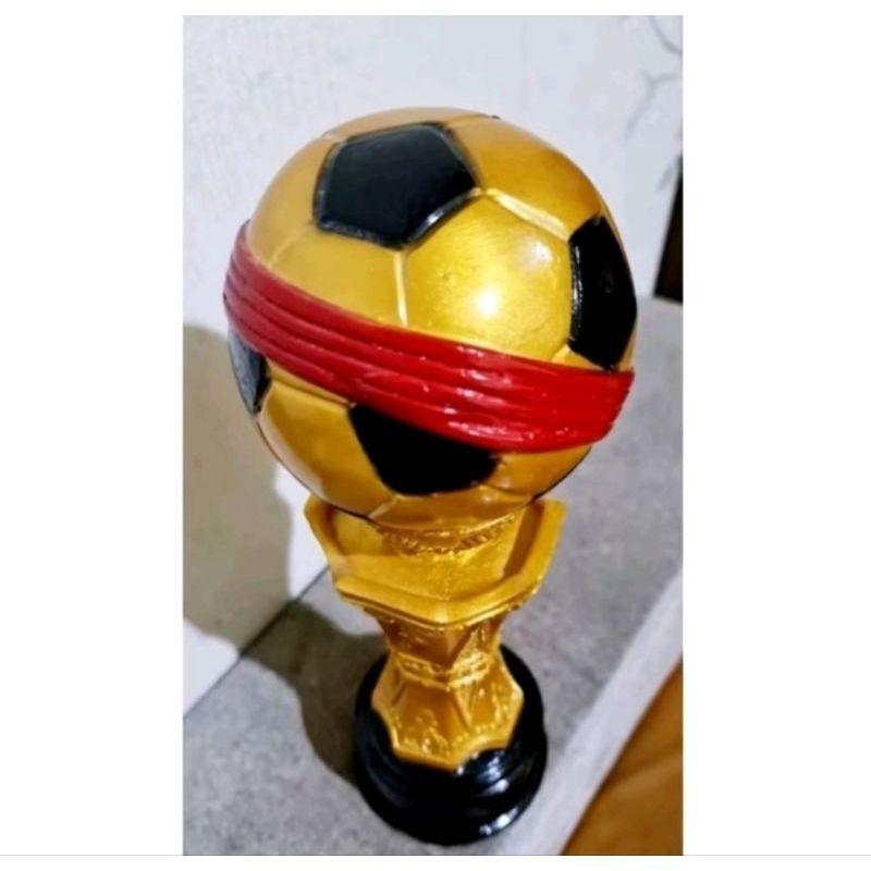 piala tropy bola 36cm resin replika piala dunia besar