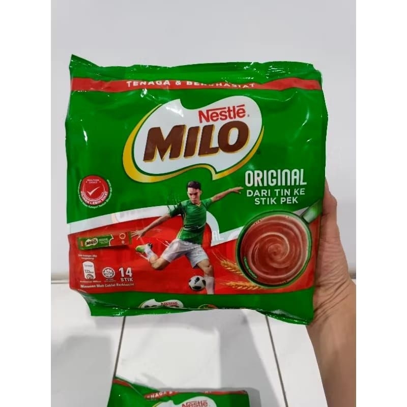

Nestle Milo Original Dari Tin Ke Stik Pek 14Stik Milo Kosong Malaysia