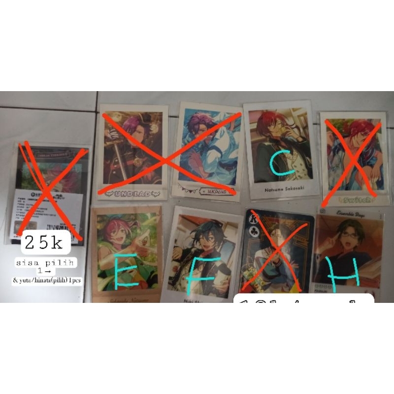 VARIOUS PASHA ENSEMBLE STARS natsume, niki, keito, kohaku, adonis