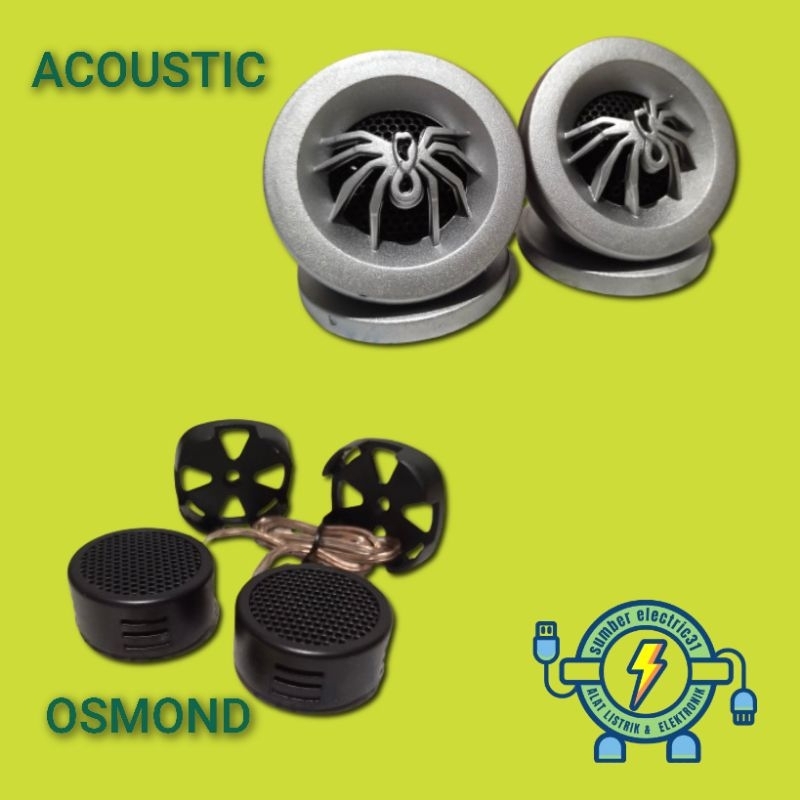 SPEAKER MINI TWEETER / TWEETER MINI 500 WATT OSMOND & ACOUSTIC