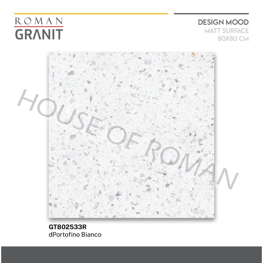 ROMAN GRANIT dPortofino Bianco 80x80 GT802533R ROMAN GRANIT