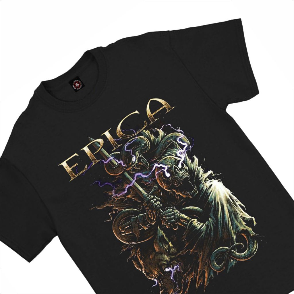 KAOS EPICA BAND - RASTERAN PRINT - T-SHIRT EPICA TERMURAH ( COD )