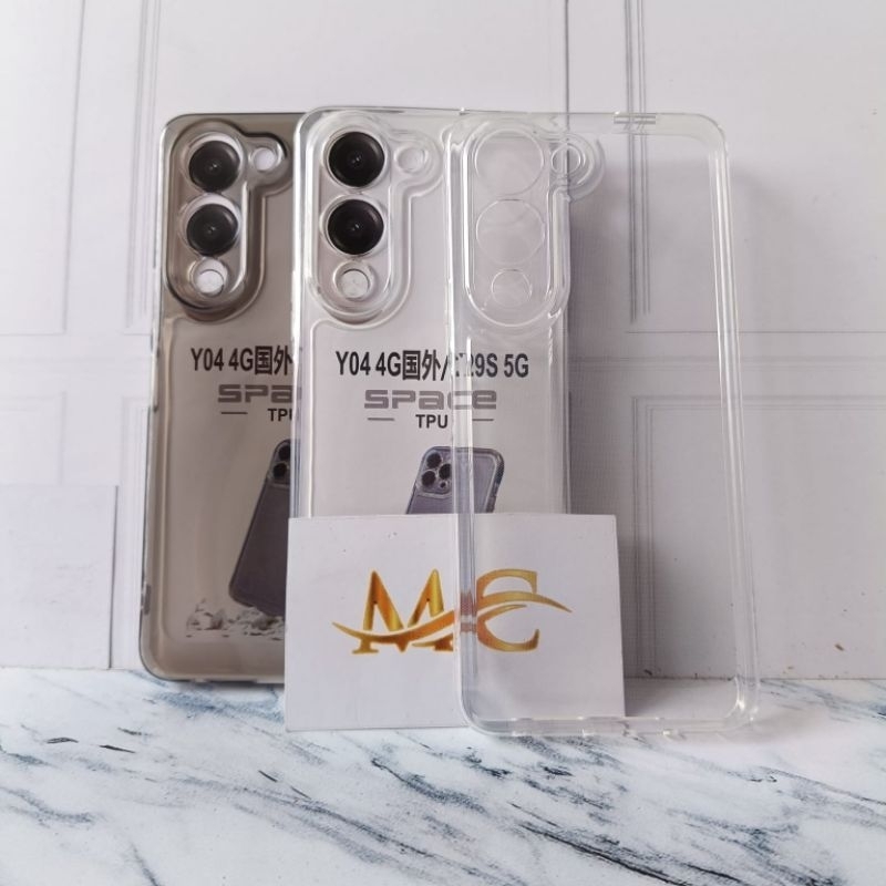 Soft Case Original Vivo Y19s Y04 Space transparan Protect Camera