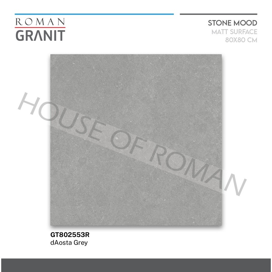 ROMAN GRANIT dAosta Grey 80x80 GT802553R ROMAN GRANIT