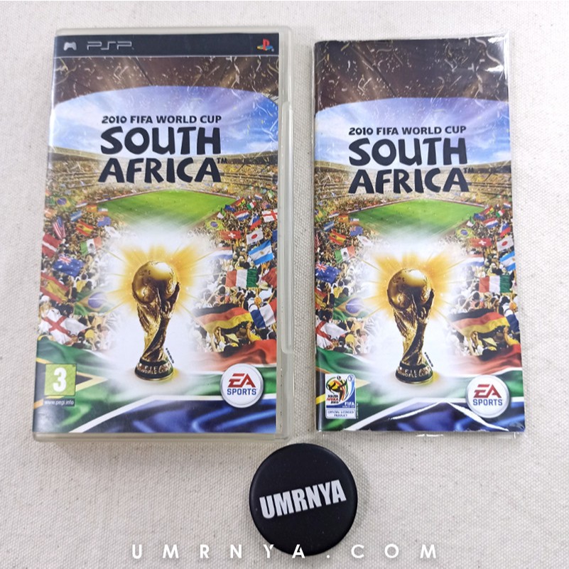BOX MANUAL ONLY, Kaset PSP 2010 FIFA World Cup South Africa bola soccer UMD CD Playstation Pes case