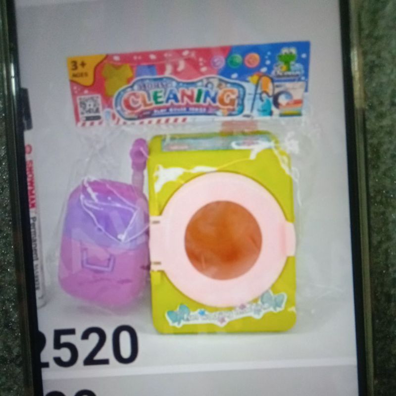 promo mainan mesin cuci lengkap satu set mesin cuci mini mainan anak cewek