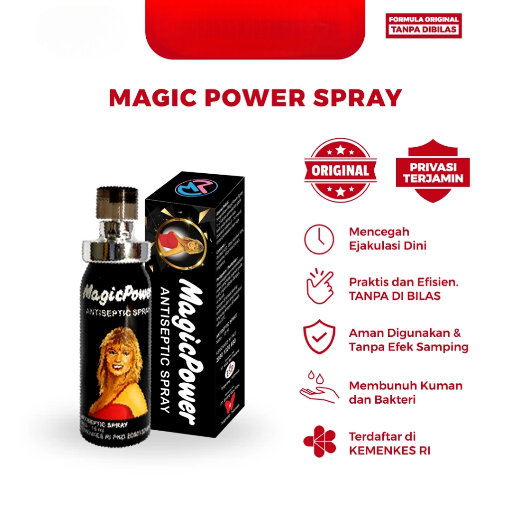 Magic Power Antiseptic Spray 100% Cair Sekelas Max | Magic Power Tissue Ice Blast