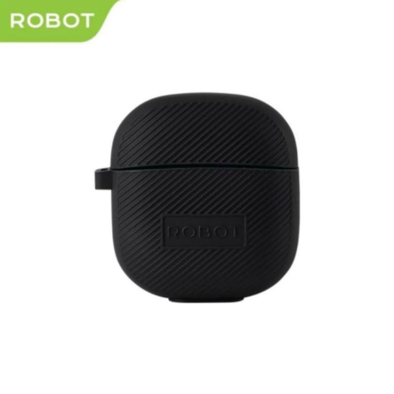 ROBOT AIRBUDS T60 SILICONE CASE COVER ORIGINAL - BLACK