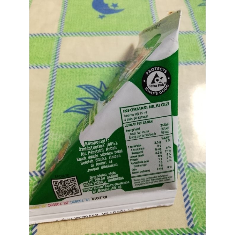 

Sun kara Santan Kelapa Kemasan 65 ml