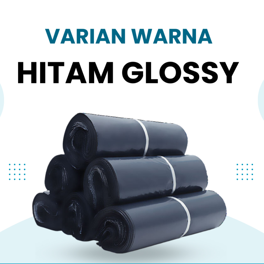 

Plastik Packing Plastik Polymailer Bungkus Kuat hitam glossy