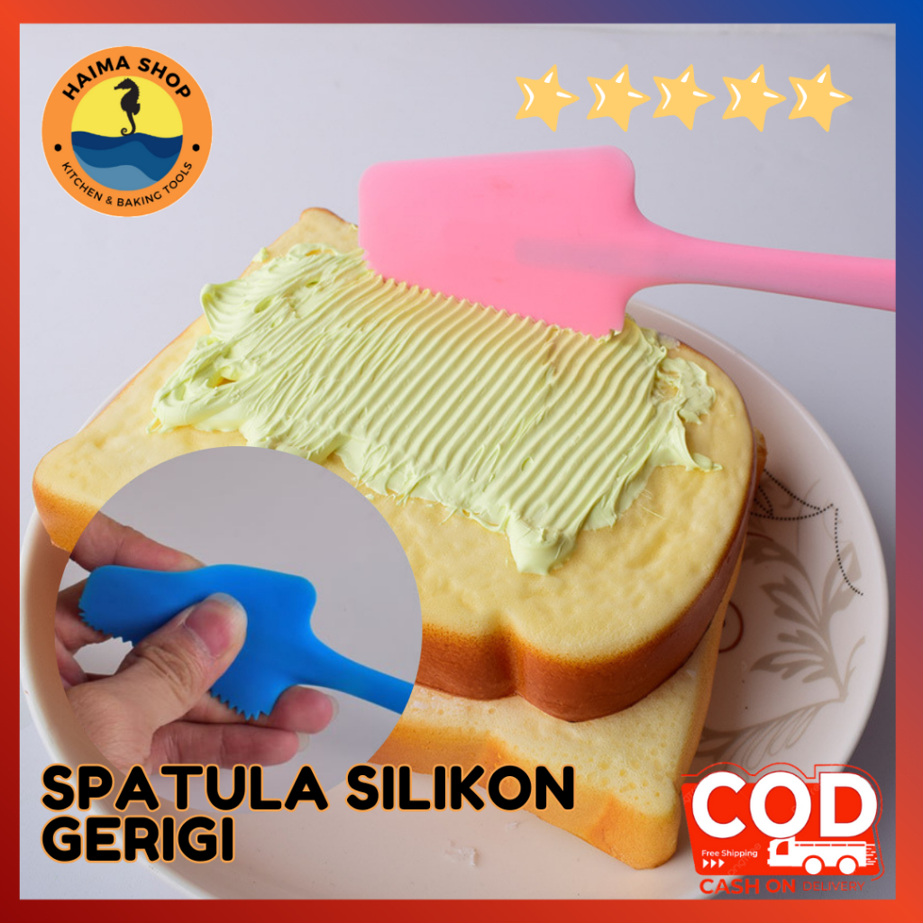 SPATULA GERIGI / SPATULA SILIKON / SPATULA BUTTER BREAD / FOOD GRADE