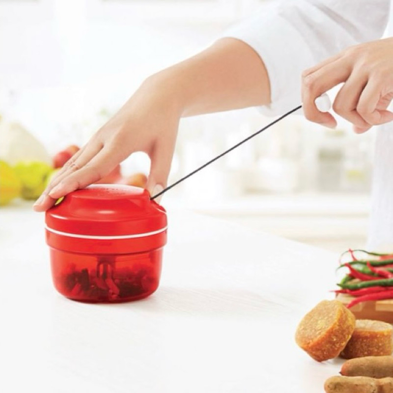 Turbo Chopper Tupperware Full Set Spare Part pisau tutup pencacah bawang cabe manual