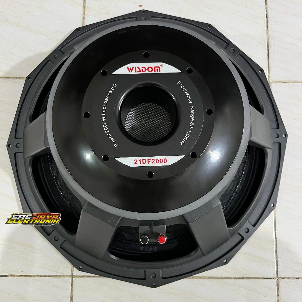 Speaker Komponen Wisdom 21 DF 2000 / 21 DF2000 / 21DF2000 - 21 inch Double Magnet