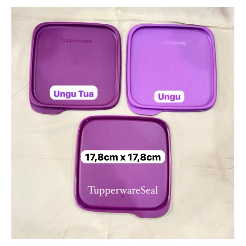 Tutup SS Square | Tutup Smart Saver Square Tupperware Original