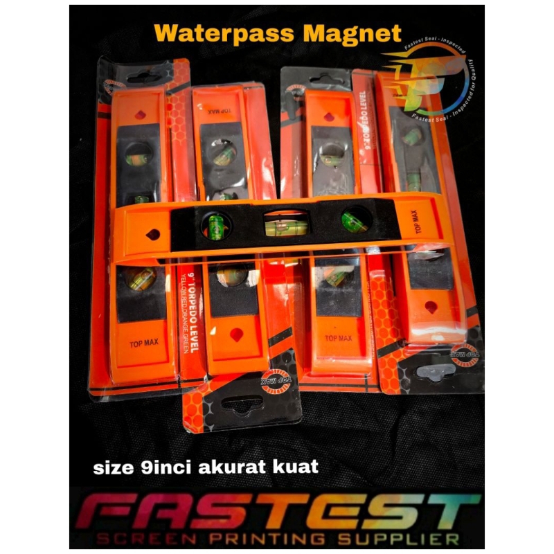 waterpass magnet 9 inci | alat ukur tukang | alat bidang datar | level air bidang miring tegak datar