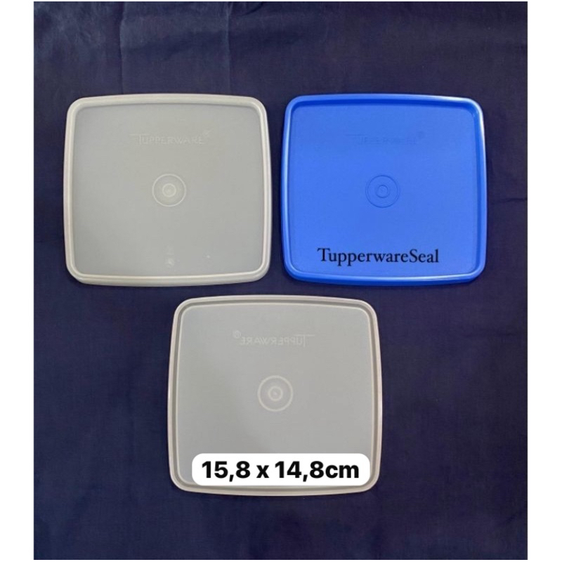Tutup Large Square Tupperware Original