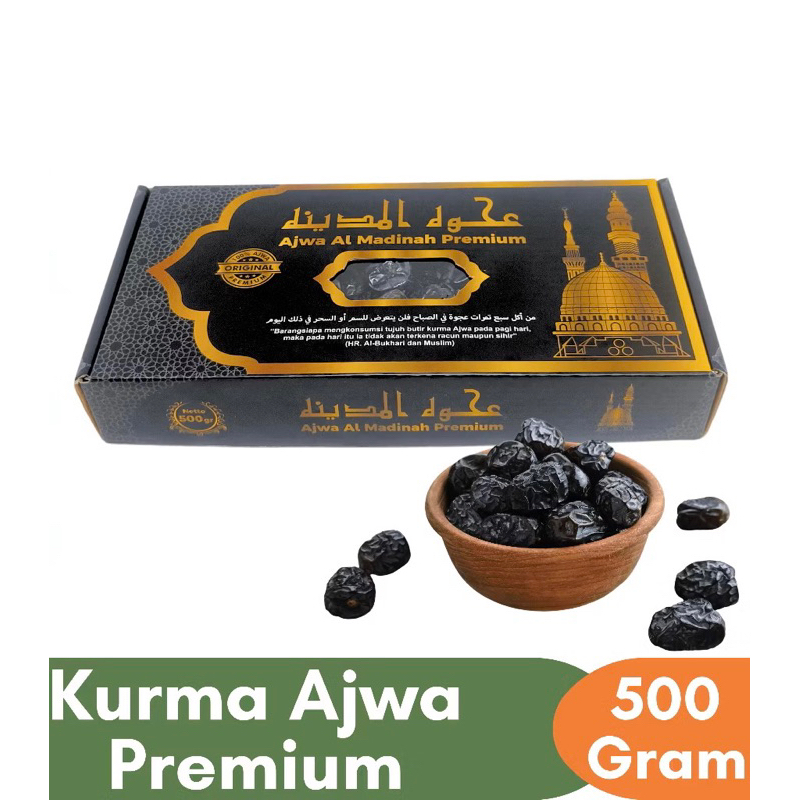 

KURMA AJWA PREMIUM 1KG DAN 500Gr