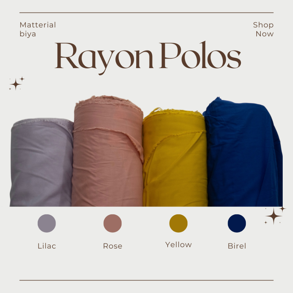 KAIN KATUN RAYON POLOS