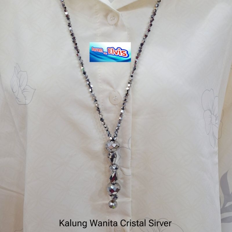 KALUNG WANITA /CRISTAL SILVER / DARREN ELVIS COLLECTION 001
