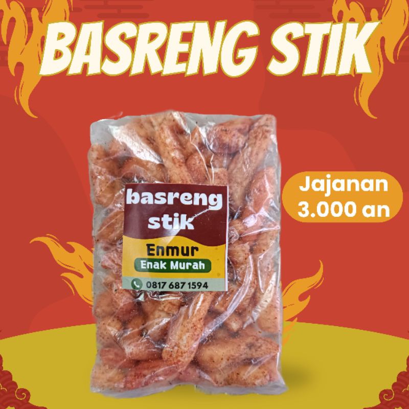 

Basreng pedas | jajan 2000 an | isi 50 gram