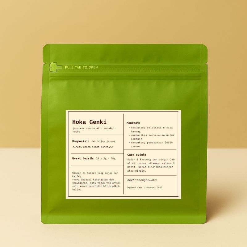 

Hoka Genki – Botanical Roasted Green Sachet