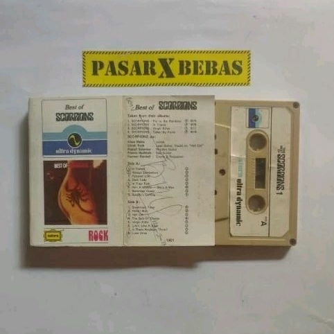 kaset scorpions - scorpions band