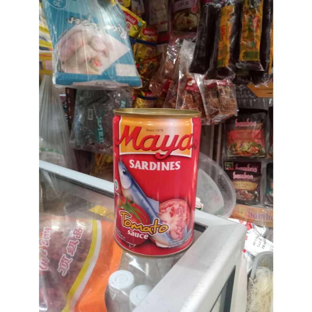 

Maya Sarden Tomat berat/isi 155gr