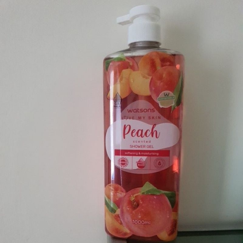 Watson Love My Skin Body Wash 1000ml Peach