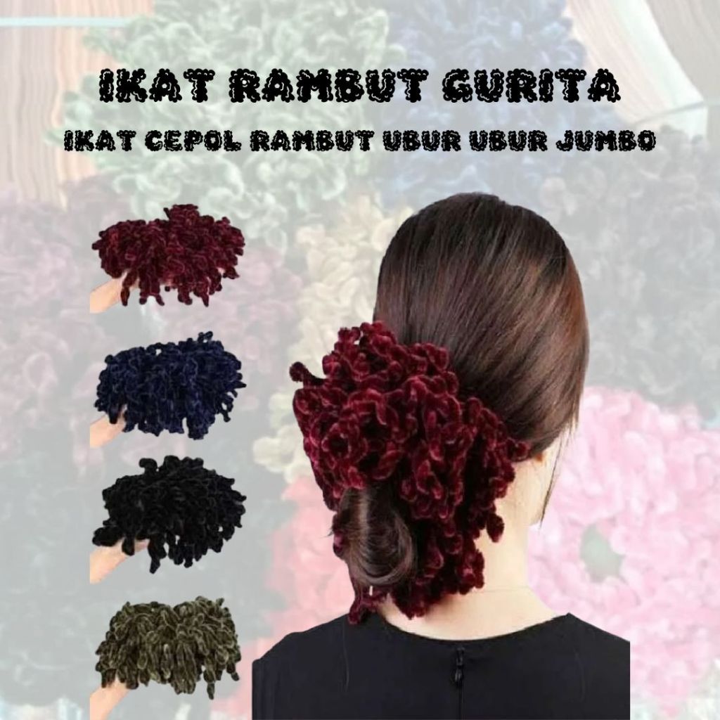 Ikat Rambut Ubur-Ubur Cepol Gurita Jumbo