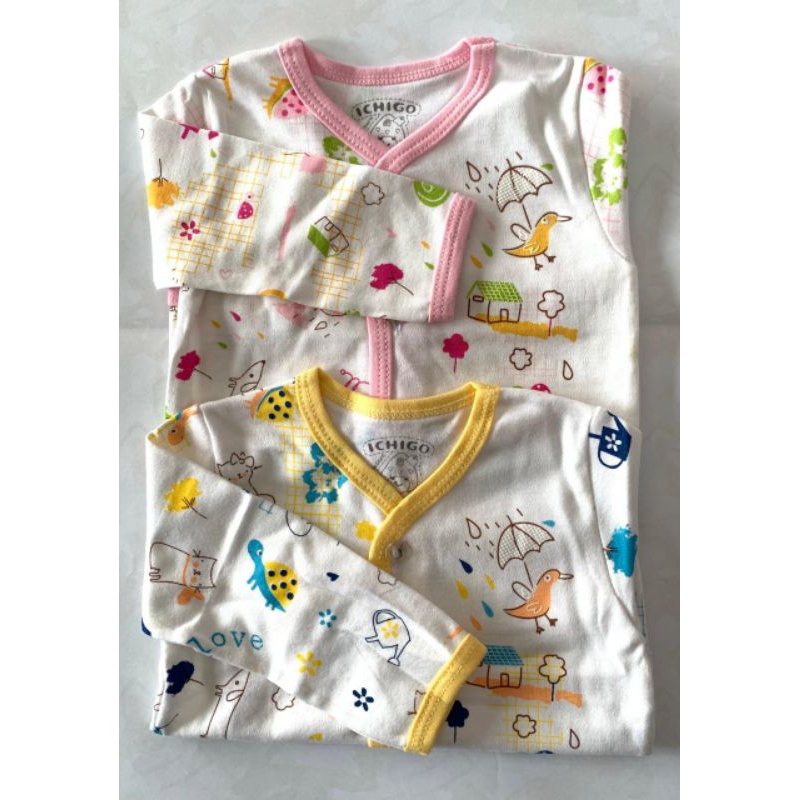 Baju Panjang Bayi ichigo Little Friends series-Baju panjang kaos bayi