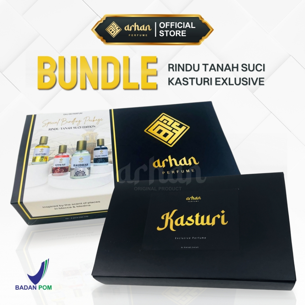[ 2 Paket ] Bundling Rindu Tanah Suci Series & Kasturi Exlusive by ARHAN