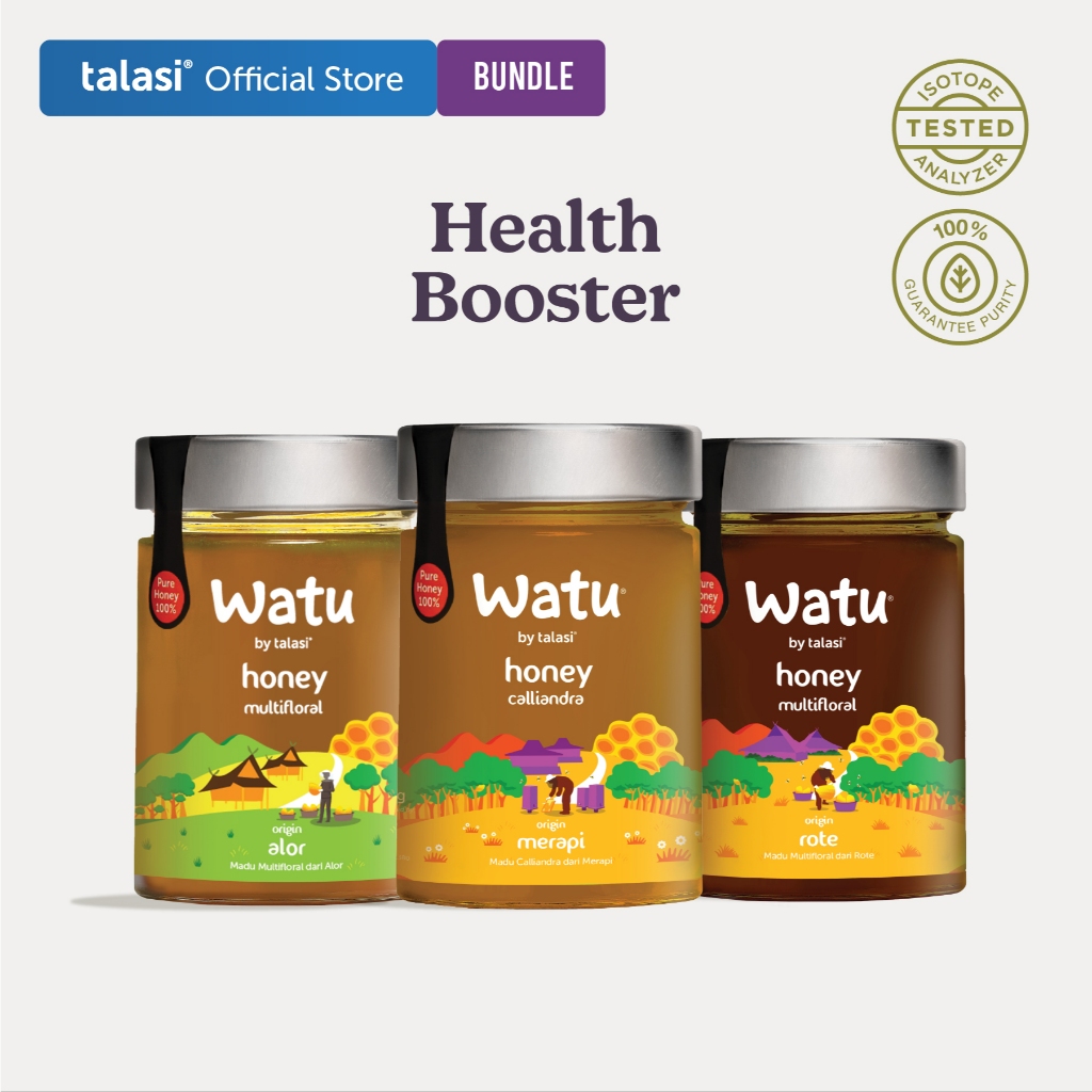 

Health Booster - Alor, Merapi & Rote, Watu Honey Bundle