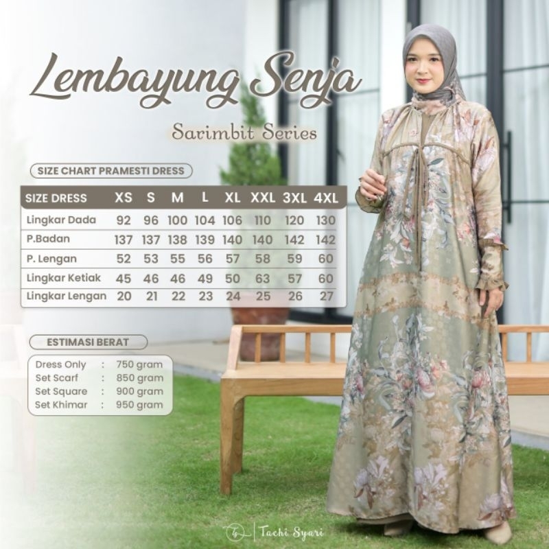 Dress pramesti lembayung senja by tachi syar'i