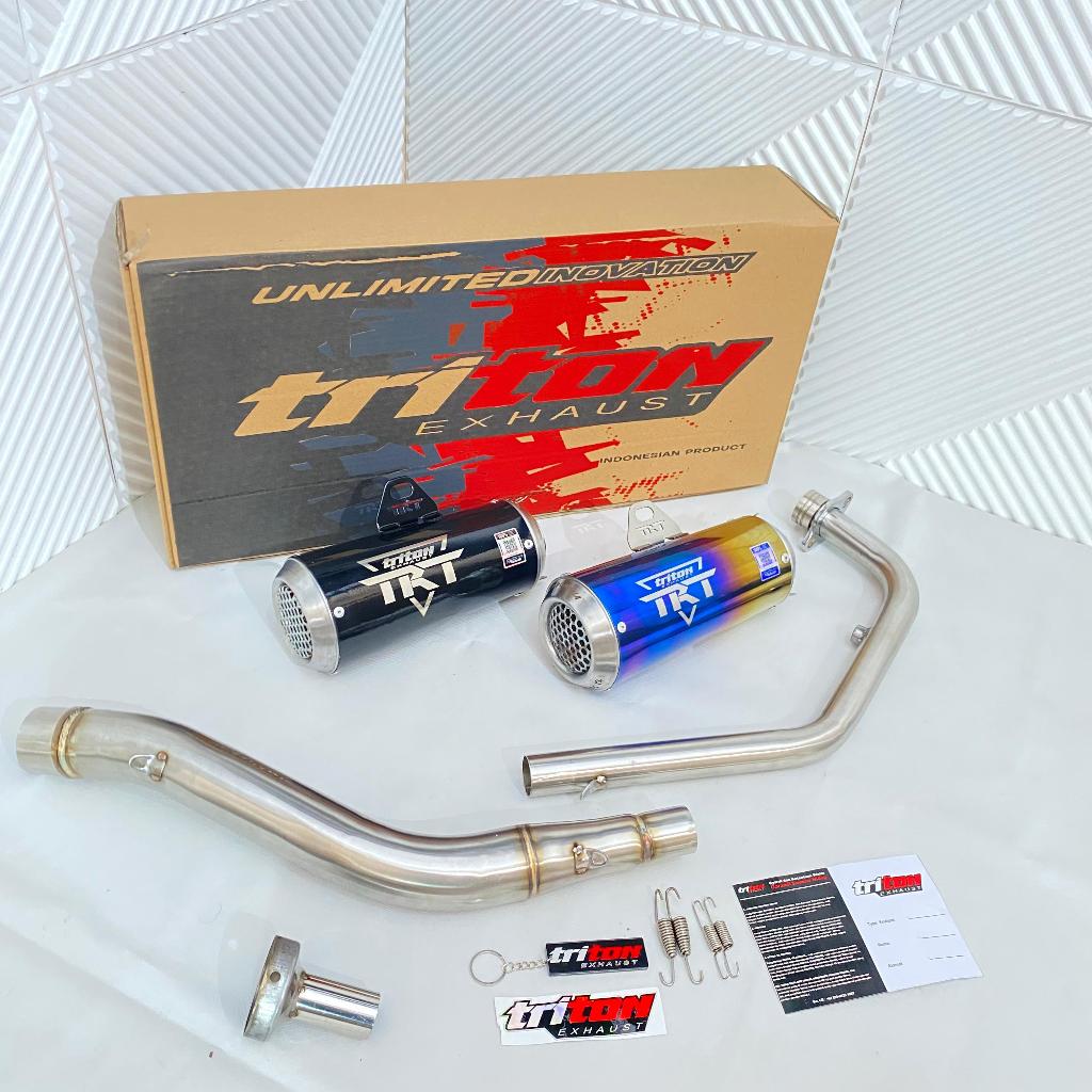 Knalpot Cb150r, Cbr 150r, Cbr 150r, R15, Vixion, GSX 150 Original Triton Exhaust type GT5 V2 Series