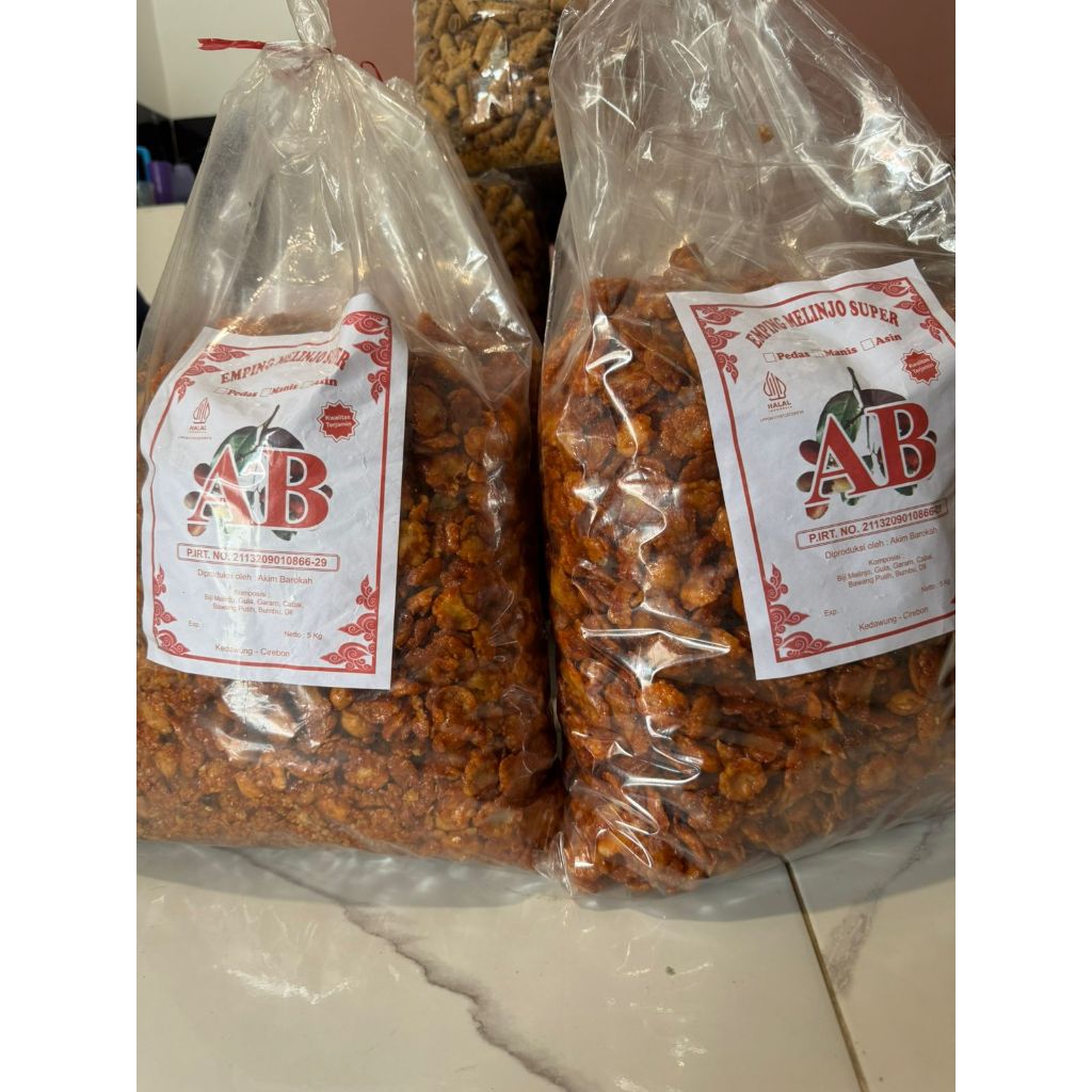 

Emping balado snack murah kiloan cirebon