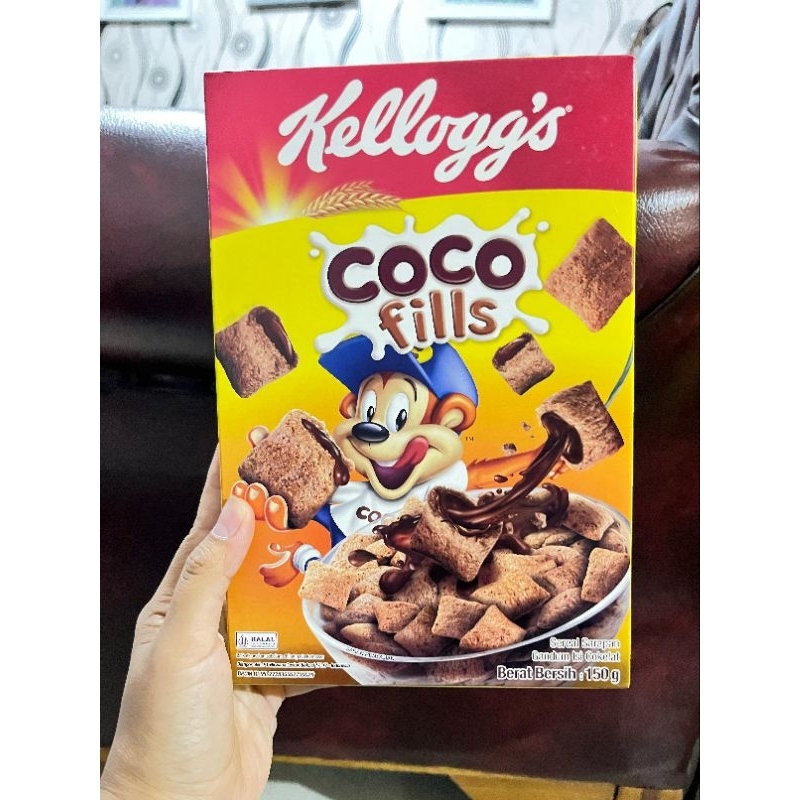 

Ready Kellogg's Coco fills Sereal sarapan isi coklat Coco fills Isi coklat 150gr