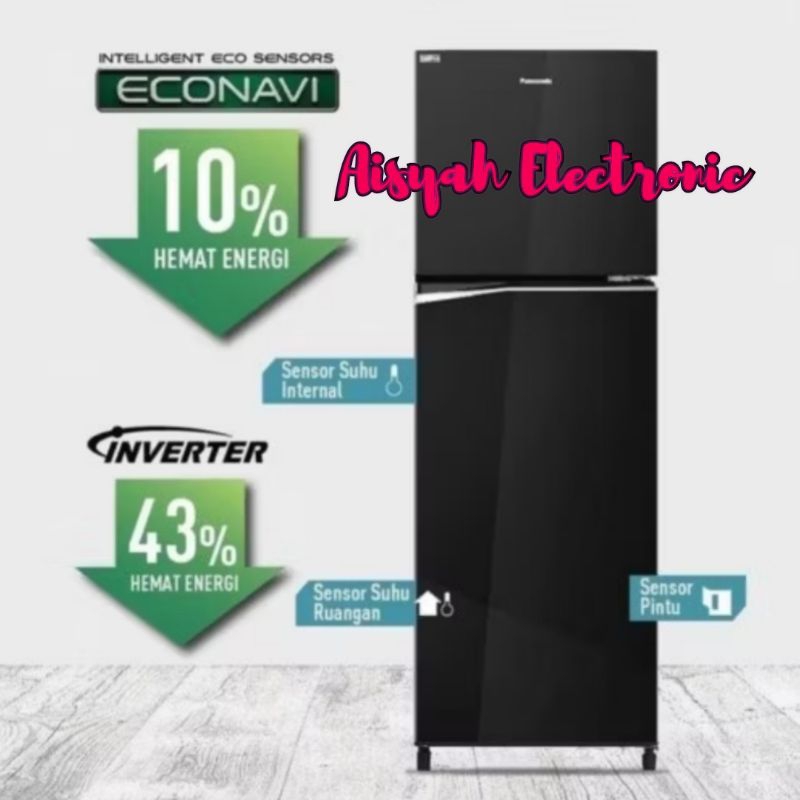 KULKAS PANASONIC 2 PINTU NR-BB331Q INVERTER GARANSI RESMI