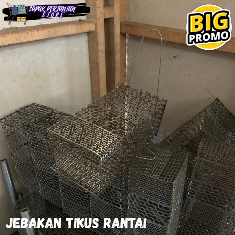 (HARGA GROSIR) Jebakan Tikus Perangkap Tikus Bahan Besi Baja Ukuran JUMBO Tebal Murah - Jebak Perang