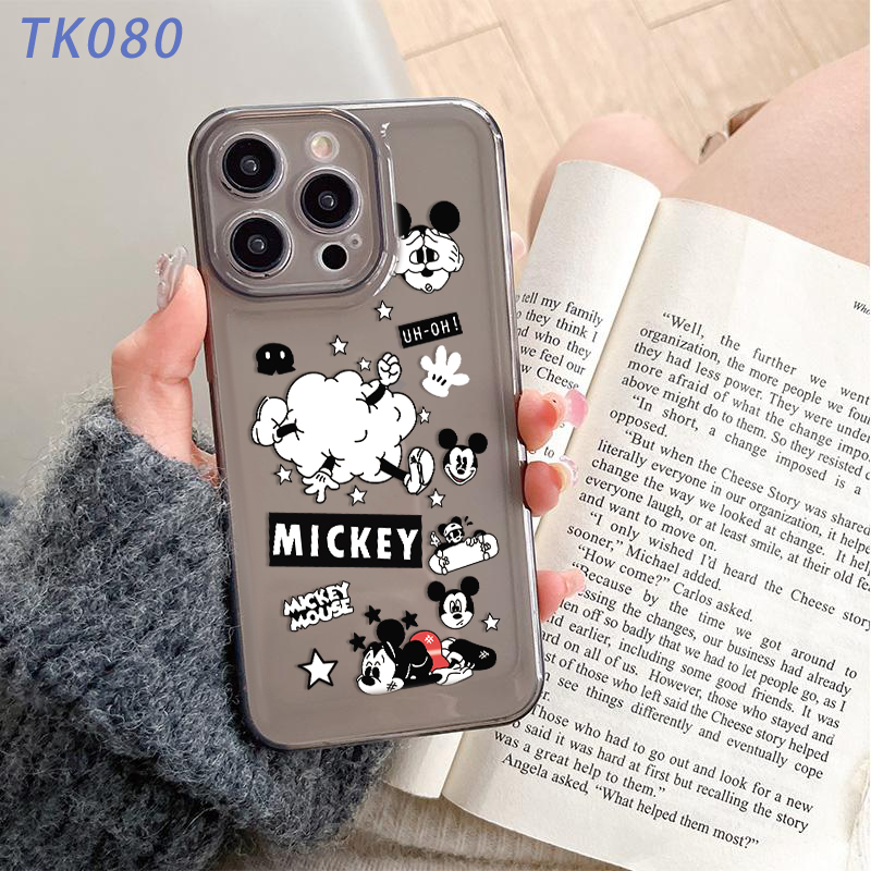 SOFT CASE SPACE GREY BERMOTIF KARAKTER LUCU FOR OPPO RENO 11 11F 11PRO 12 12PRO 12F