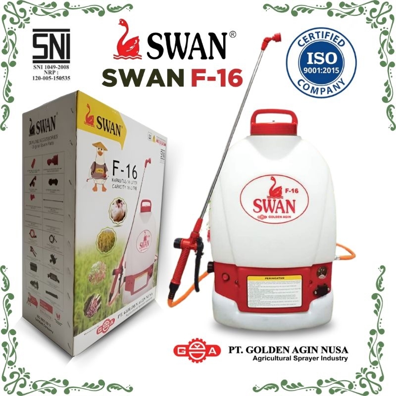 SPRAYER SWAN F16 ORIGINAL / Sprayer Elektrik/ tangki semprot pertanian/ Alat Semprot Pertanian SWAN 