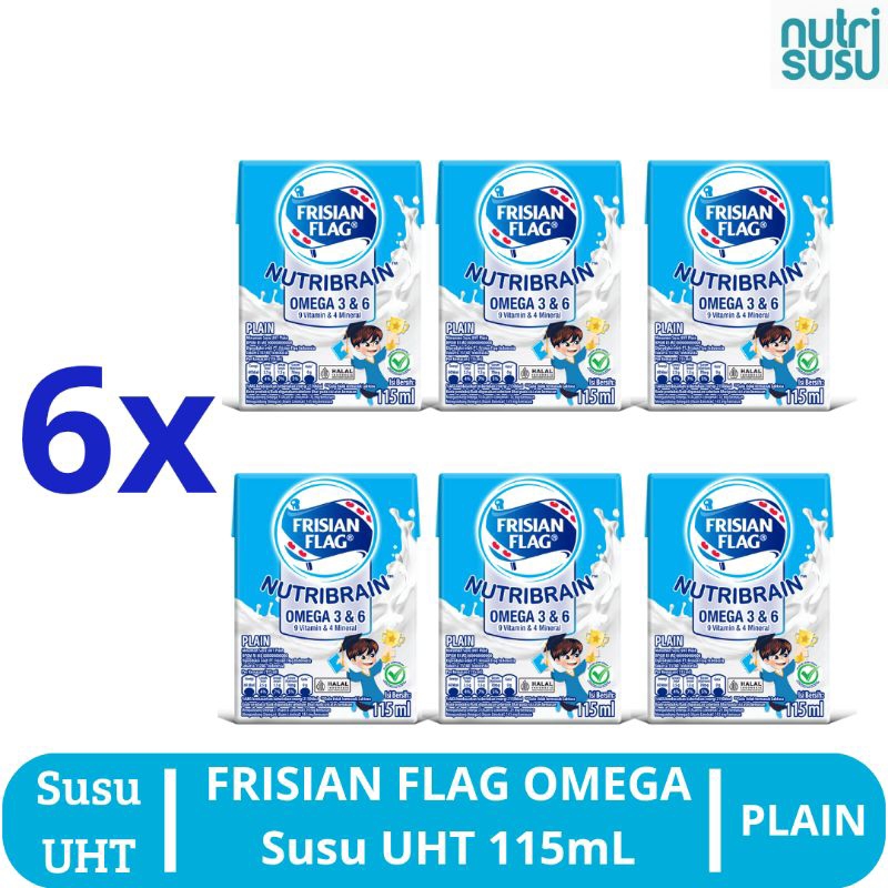 

FRISIAN FLAG OMEGA Susu UHT 115mL Per 6Pcs