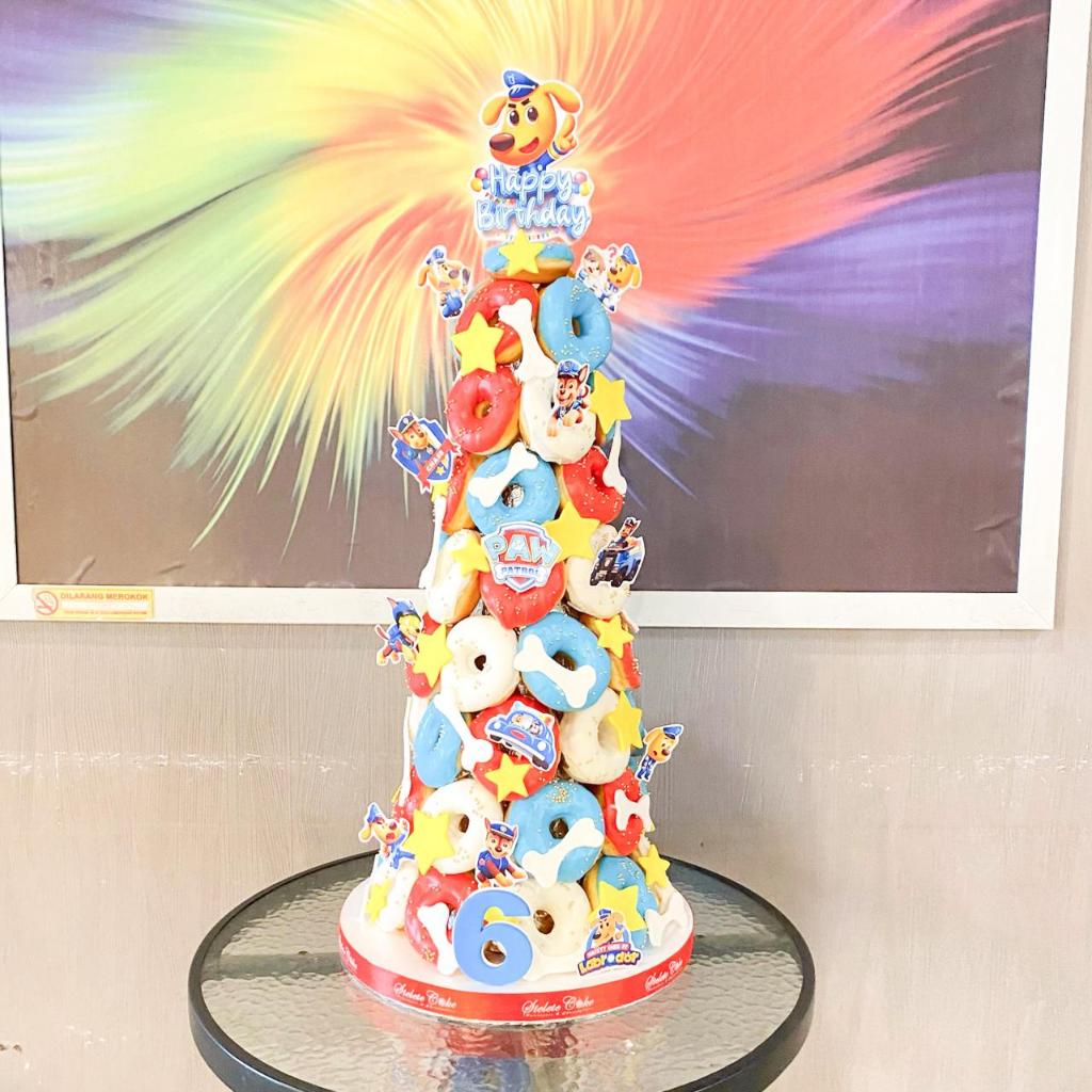 

Donat/Donat Tower/Donat Paw Patrol/Donat Bolong/Donat paw Patrol 50 Pcs