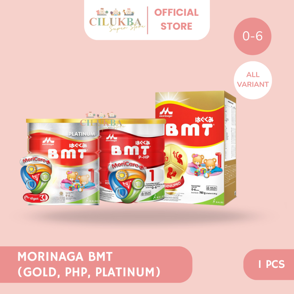 MORINAGA BMT TAHAP 0-6 BULAN | SUSU FORMULA | SUSU BAYI 0-6 BULAN | SUFOR | BMT GOLD | BMT PLATINUM 