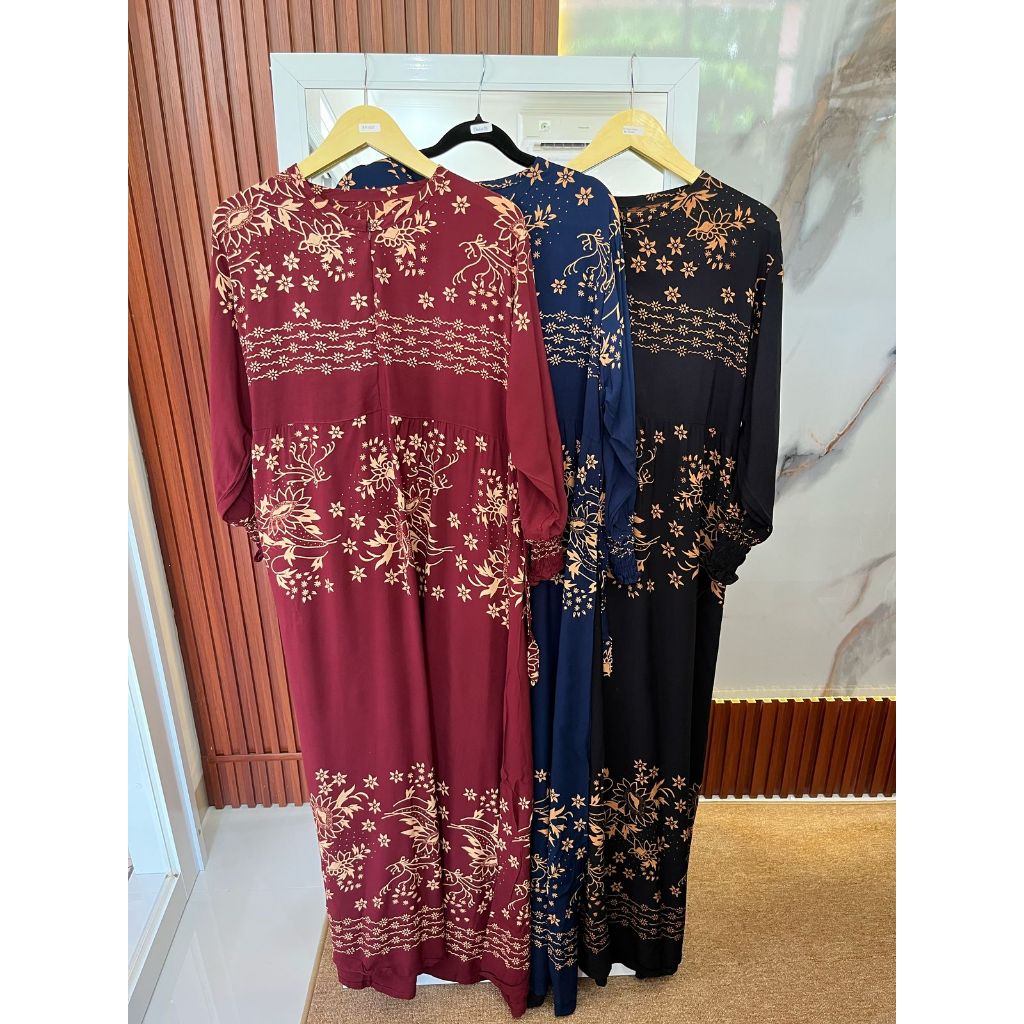 DASTER BATIK WANITA I DASTER MOTIF BATIK I DASTER WANITA MOTIF BATIK LENGAN PANJANG