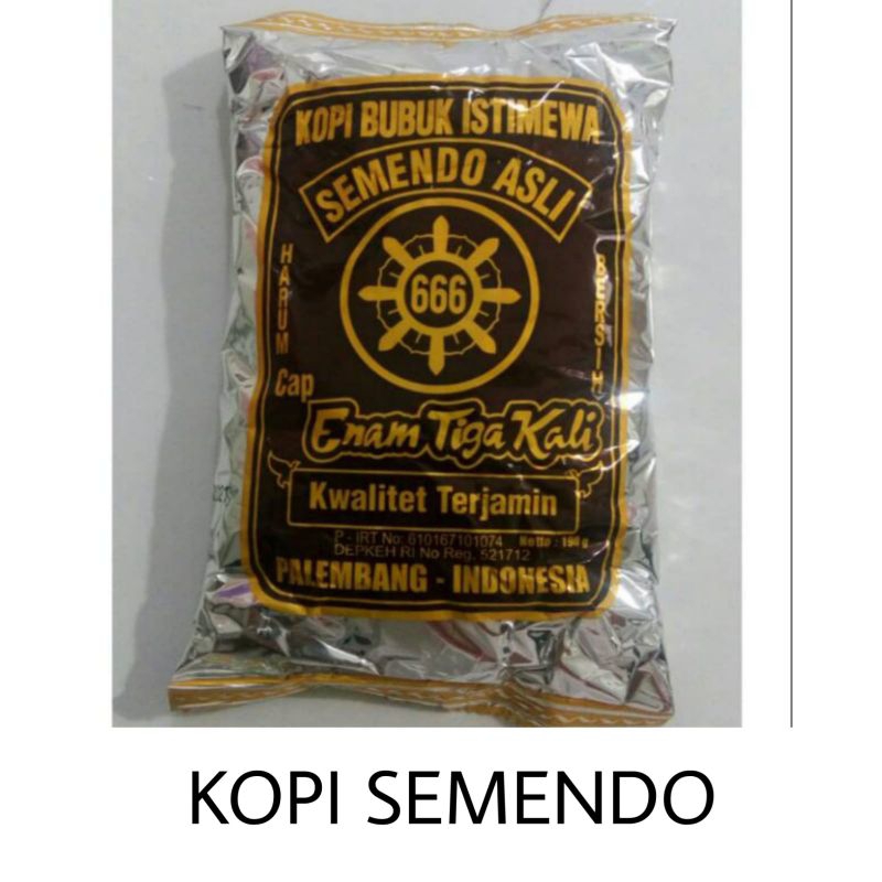 

Kopi 666 Semendo/ Kopi Enam Tiga Kali/ Kopi Semendo Asli