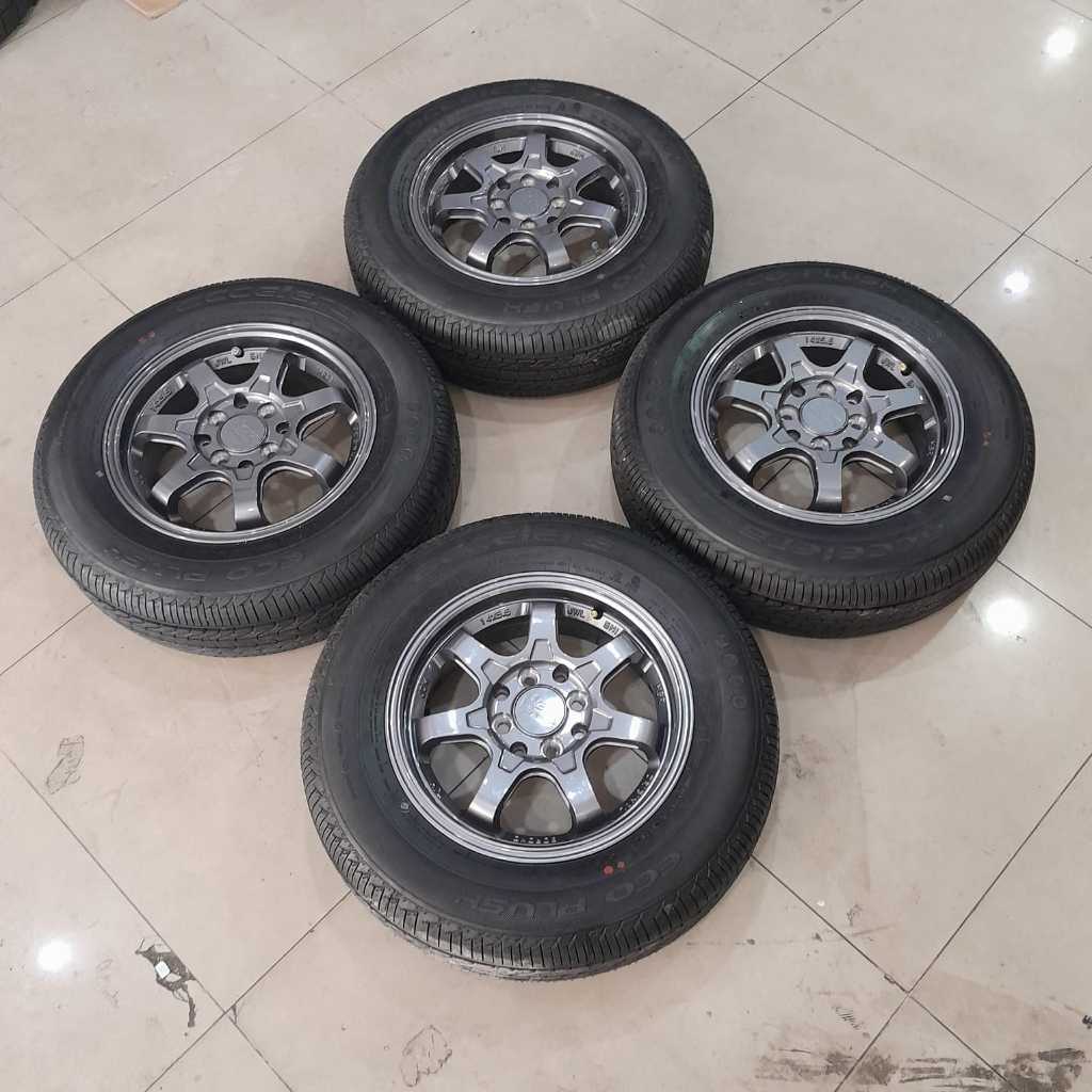 Velg Mobil Bekas Racing HSR Avanza R16 Type Boroko Tjh Celong Baut 4 Bisa Buar Kijang Vios Sigra Yar