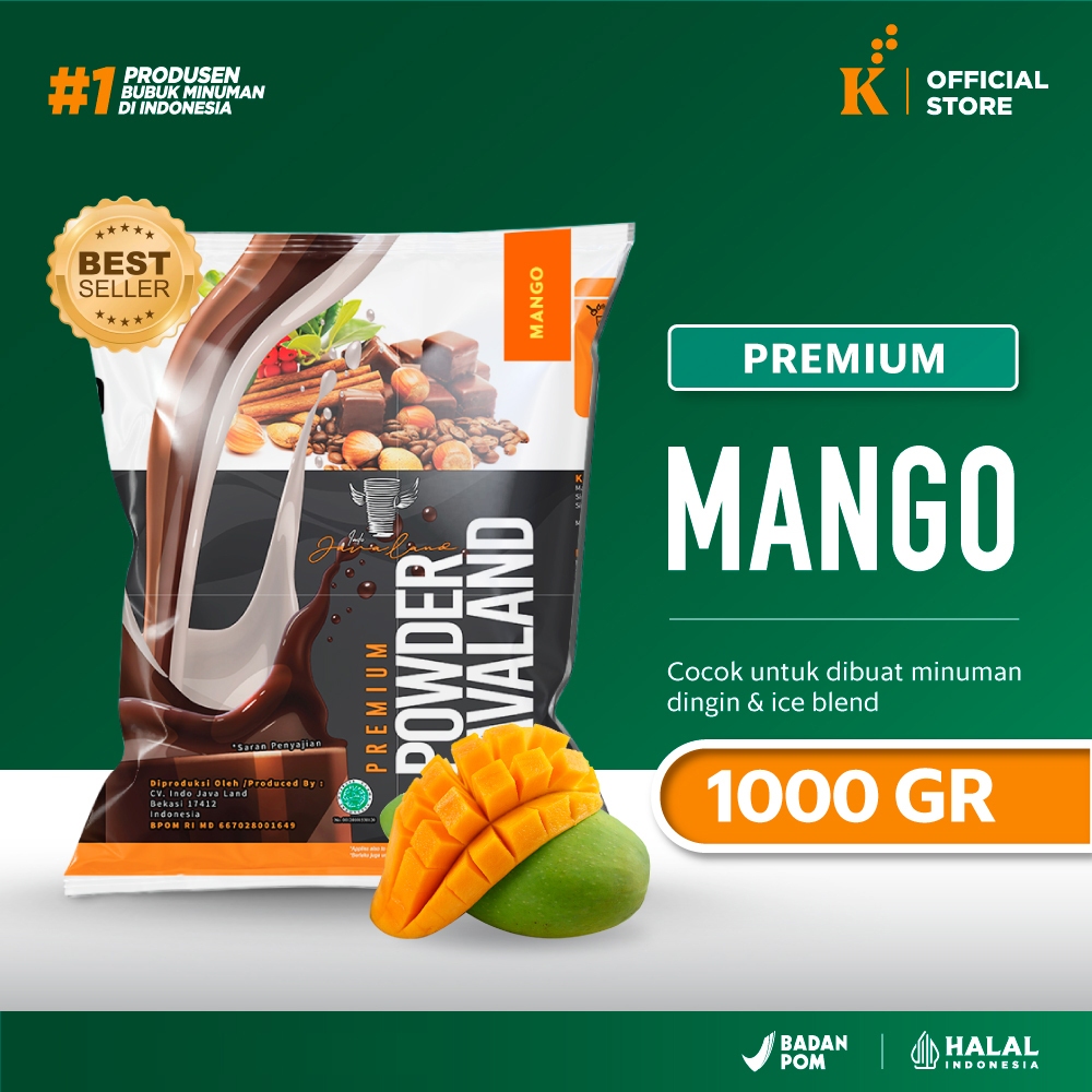 

Bubuk Minuman Premium Mango / Mangga Javaland 1 kg